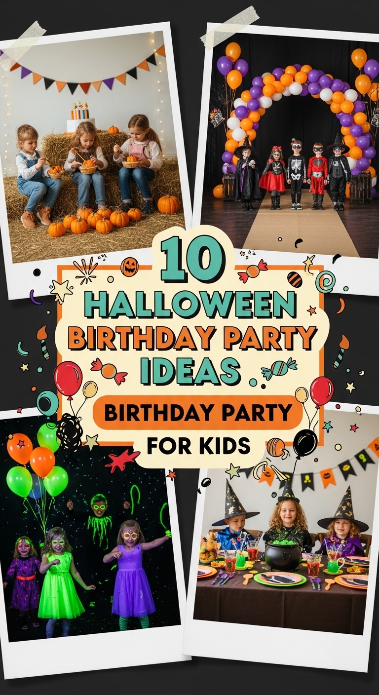 10 Halloween Birthday Party For Kids Ideas