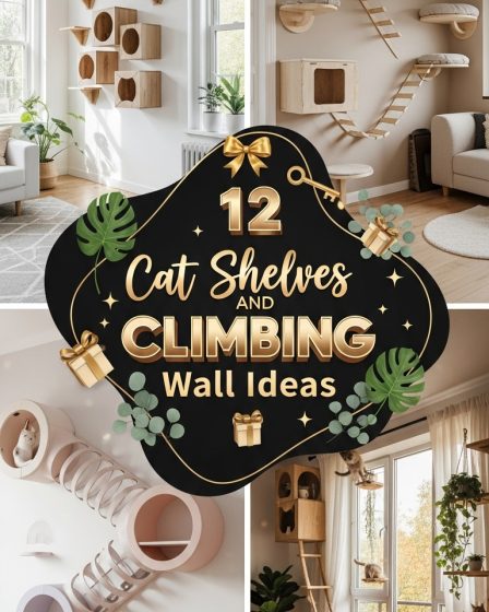 12 Cat Shelves and Climbing Wall Ideas 12 Cat Shelves and Climbing Wall Ideas