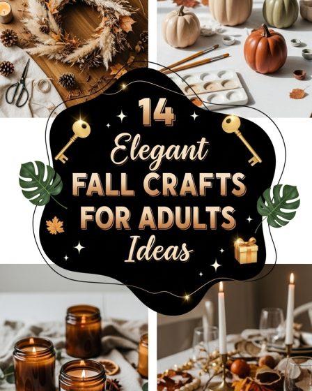 14 Elegant Fall Crafts for Adults Ideas 14 Elegant Fall Crafts for Adults Ideas