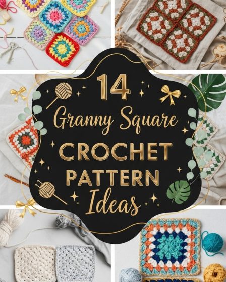 14 Granny Square Crochet Pattern Ideas 14 Granny Square Crochet Pattern Ideas