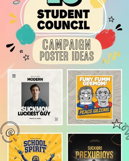 13 Student Council Campaign Poster Ideas