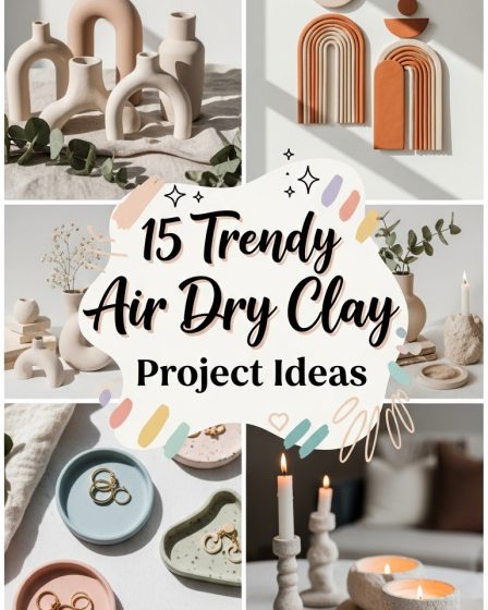 15 Trendy Air Dry Clay Project Ideas