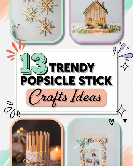 13 Trendy Popsicle Stick Crafts Ideas 13 Trendy Popsicle Stick Crafts Ideas
