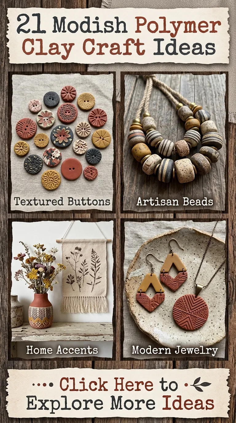 21 Modish Polymer Clay Crafts Ideas