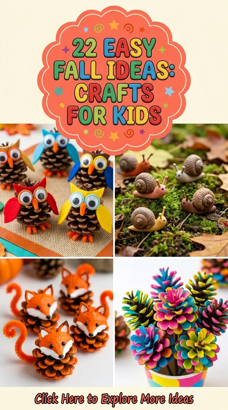 22 Easy Fall Crafts for Kids Ideas