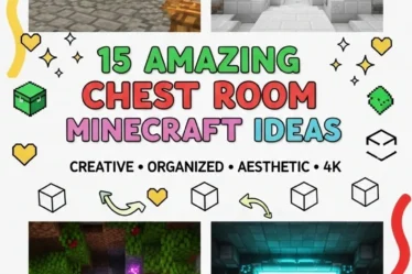 15 Amazing Chest Room Minecraft Ideas
