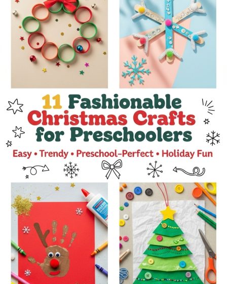 11 Fashionable Christmas Crafts for Preschoolers 11 Fashionable Christmas Crafts for Preschoolers
