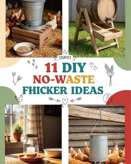 11 DIY No-Waste Chicken Feeder Ideas 11 DIY No-Waste Chicken Feeder Ideas