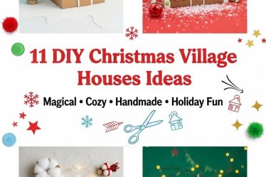 11 DIY Christmas Village Houses Ideas