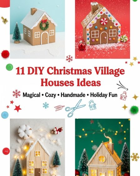 11 DIY Christmas Village Houses Ideas 11 DIY Christmas Village Houses Ideas