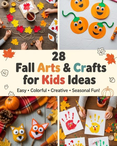 28 Fall Arts & Crafts for Kids Ideas 28 Fall Arts & Crafts for Kids Ideas