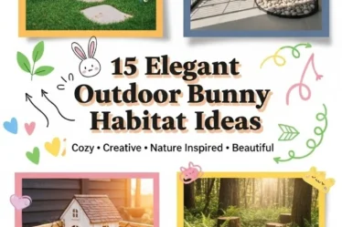 15 Elegant Outdoor Bunny Habitat Ideas