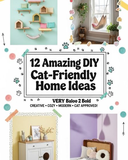 12 Amazing DIY Cat-Friendly Home Ideas 12 Amazing DIY Cat-Friendly Home Ideas
