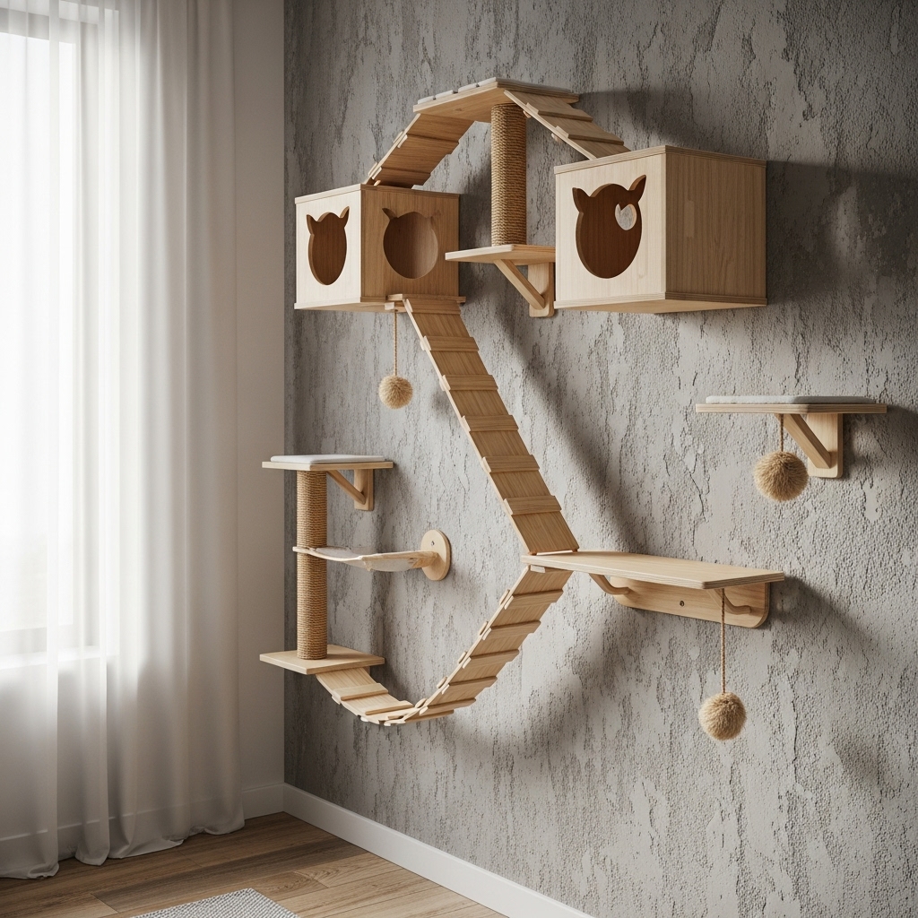 Visual Reference: 14 Amazing Indoor Cat Playground Ideas