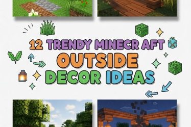 12 Trendy Minecraft Outside Decor Ideas