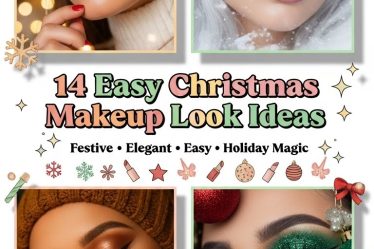 14 Easy Christmas Makeup Look Ideas