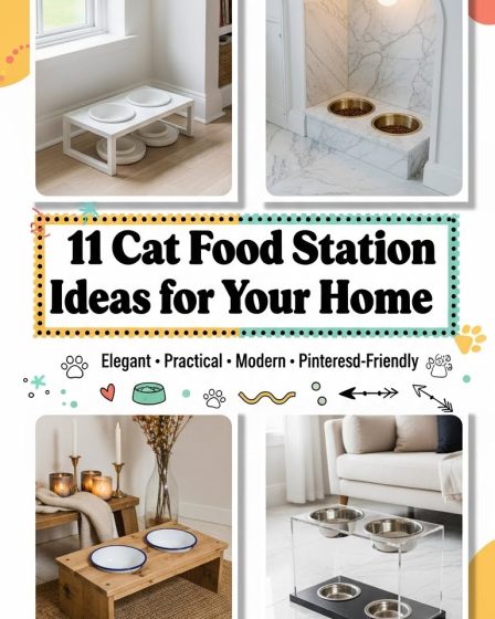 11 Cat Food Station Ideas for Your Home 11 Cat Food Station Ideas for Your Home