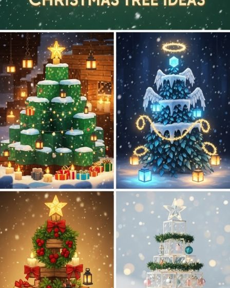15 Swanky Minecraft Christmas Tree Ideas