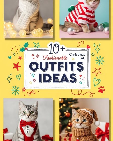 10 Fashionable Christmas Cat Outfits Ideas 10 Fashionable Christmas Cat Outfits Ideas