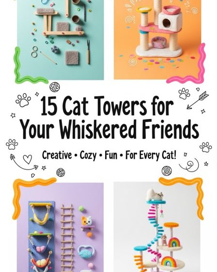 15 Cat Towers for Your Whiskered Friends 15 Cat Towers for Your Whiskered Friends