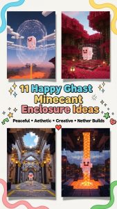 11 Happy Ghast Minecraft Enclosure Ideas