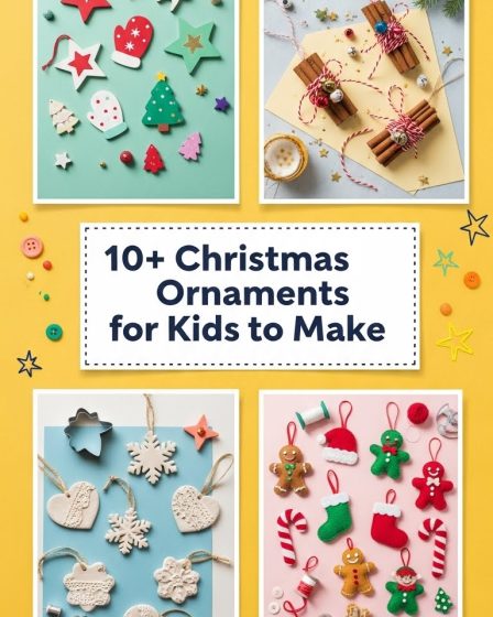 13 Christmas Ornaments for Kids to Make 13 Christmas Ornaments for Kids to Make