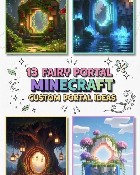 13 Fairy Portal Minecraft Custom Portal Ideas 13 Fairy Portal Minecraft Custom Portal Ideas