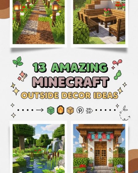 13 Amazing Minecraft Outside Decor Ideas 13 Amazing Minecraft Outside Decor Ideas