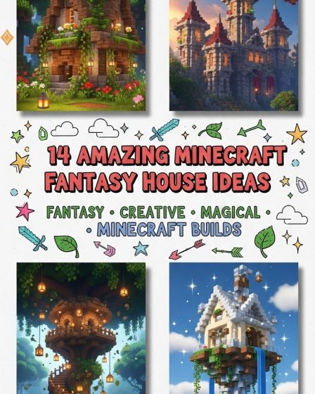 14 Amazing Minecraft Fantasy House Ideas