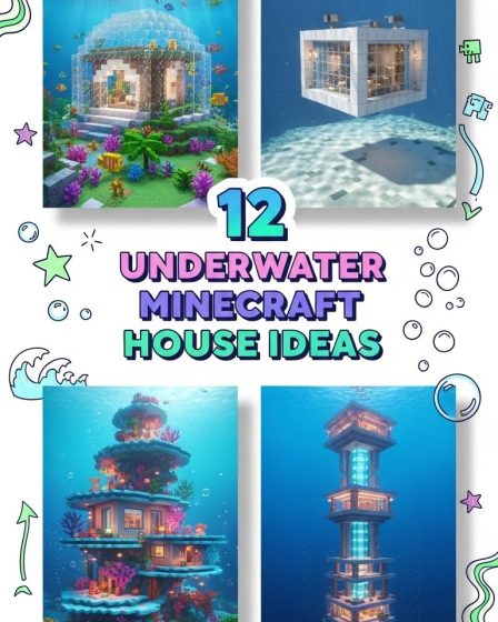 12 Aesthetic Underwater Minecraft House Ideas