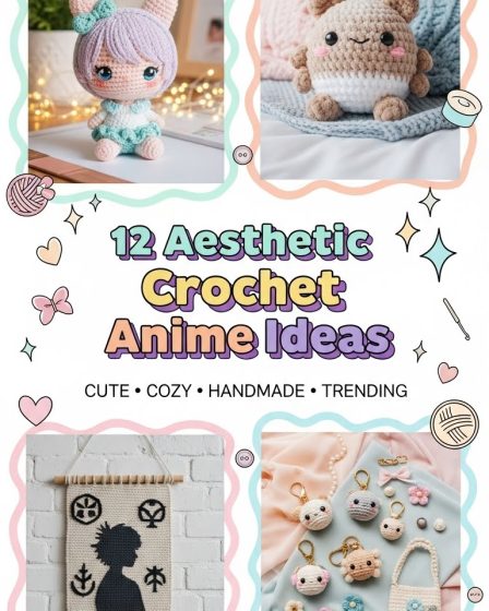 12 Aesthetic Crochet Anime Ideas 12 Aesthetic Crochet Anime Ideas