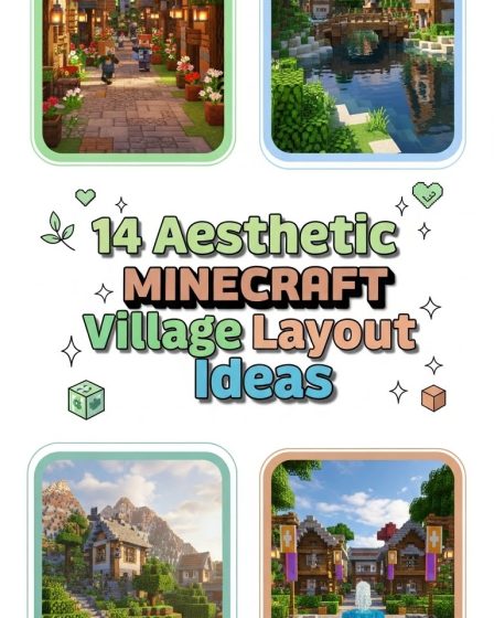 14 Aesthetic Minecraft Village Layout Ideas