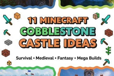 11 Minecraft Cobblestone Castle Ideas
