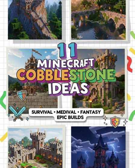 11 Minecraft Cobblestone Castle Ideas