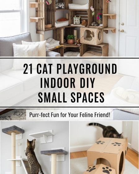 21 Cat Playground Indoor DIY Small Spaces 21 Cat Playground Indoor DIY Small Spaces