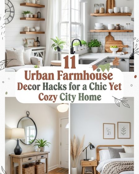 11 Urban Farmhouse Decor Hacks for a Chic Yet Cozy City Home 11 Urban Farmhouse Decor Hacks for a Chic Yet Cozy City Home