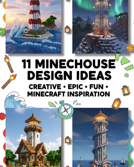 11 Minecraft Lighthouse Design Ideas 11 Minecraft Lighthouse Design Ideas