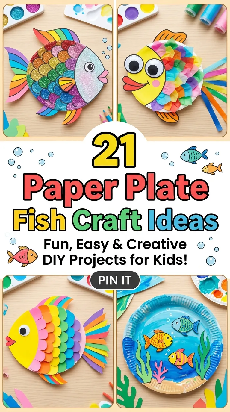 21 Paper Plate Fish Craft Ideas