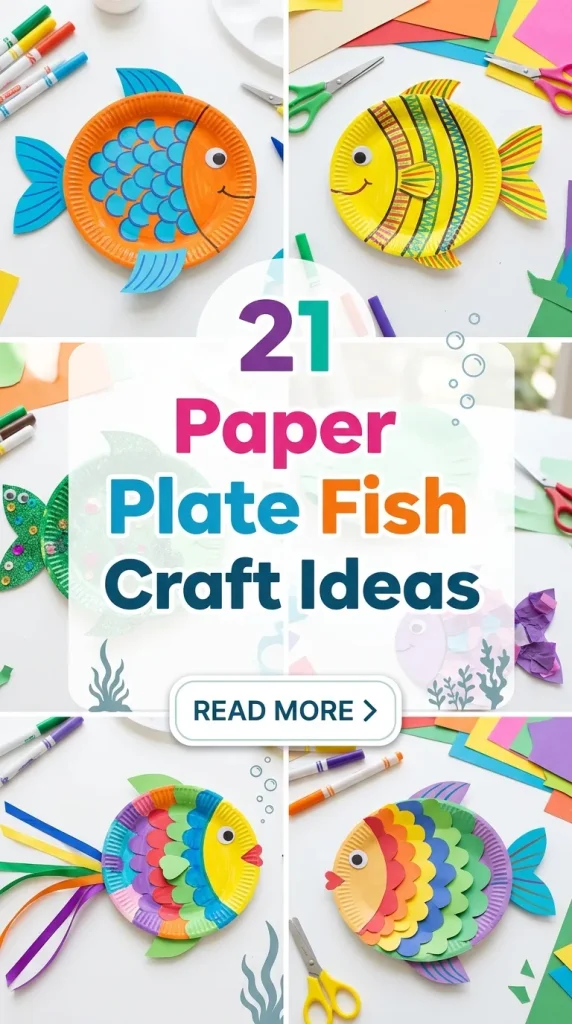 21 Paper Plate Fish Craft Ideas