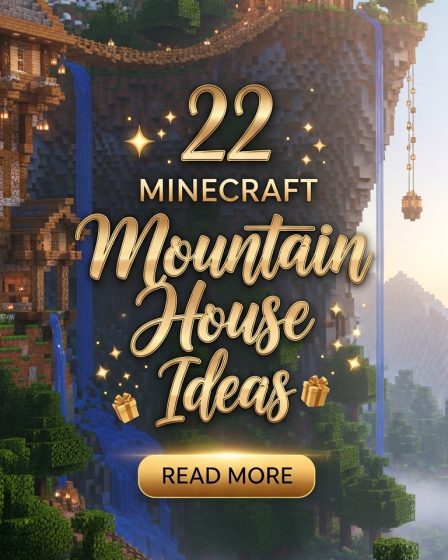 22 Minecraft Mountain House Ideas