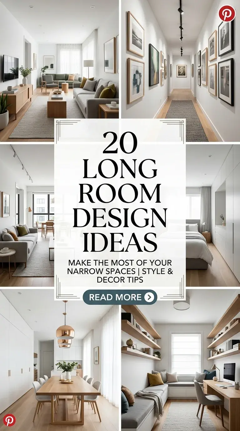 20 Long Room Design Ideas