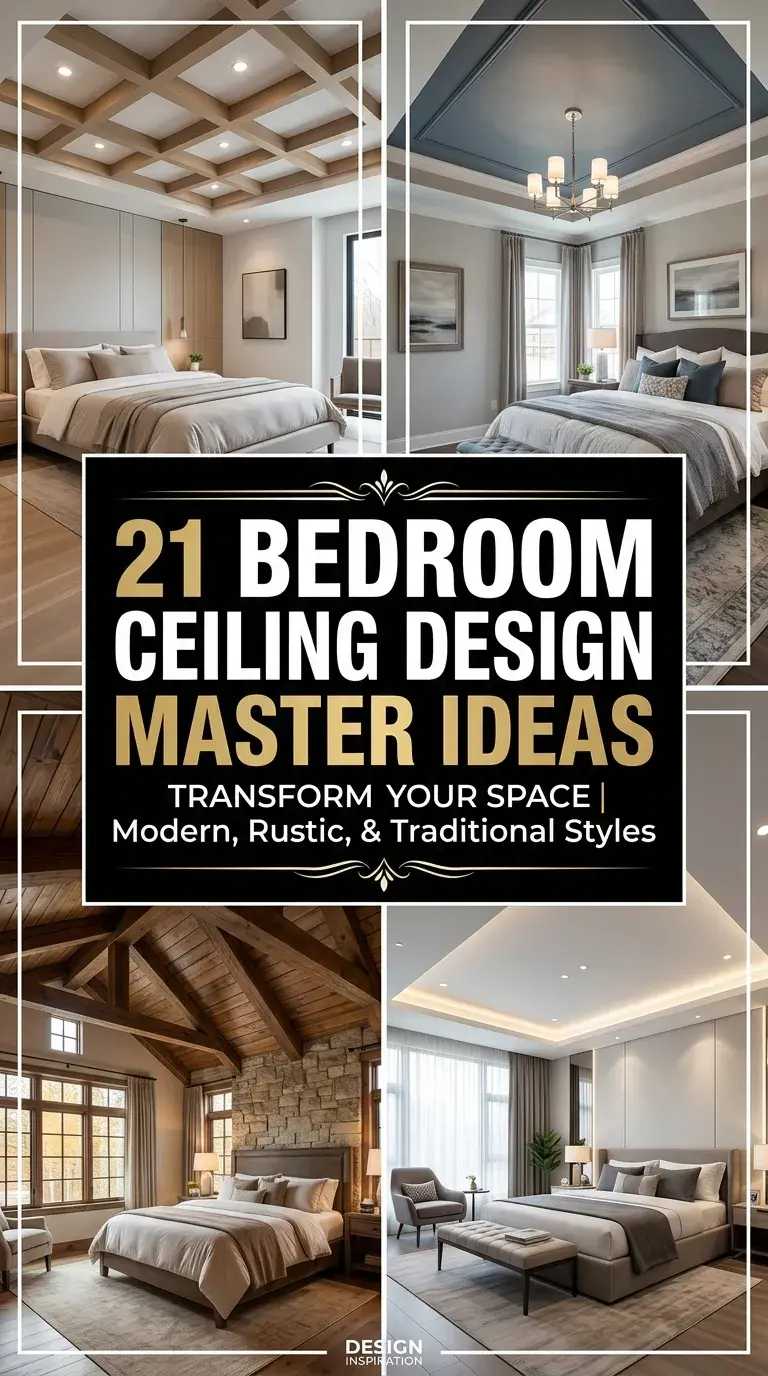 21 Bedroom Ceiling Design Master Ideas