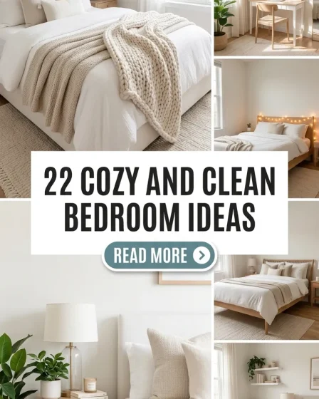 22 Cozy And Clean Bedroom Ideas