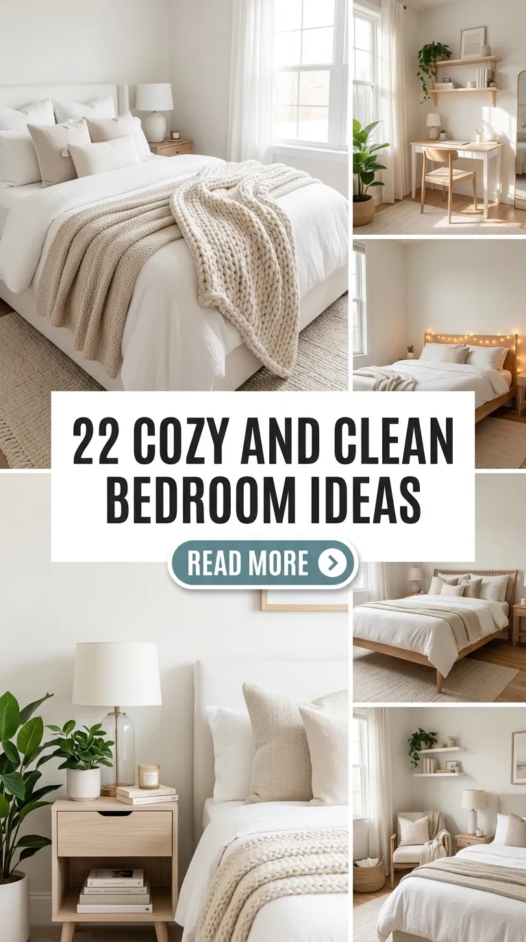 22 Cozy And Clean Bedroom Ideas