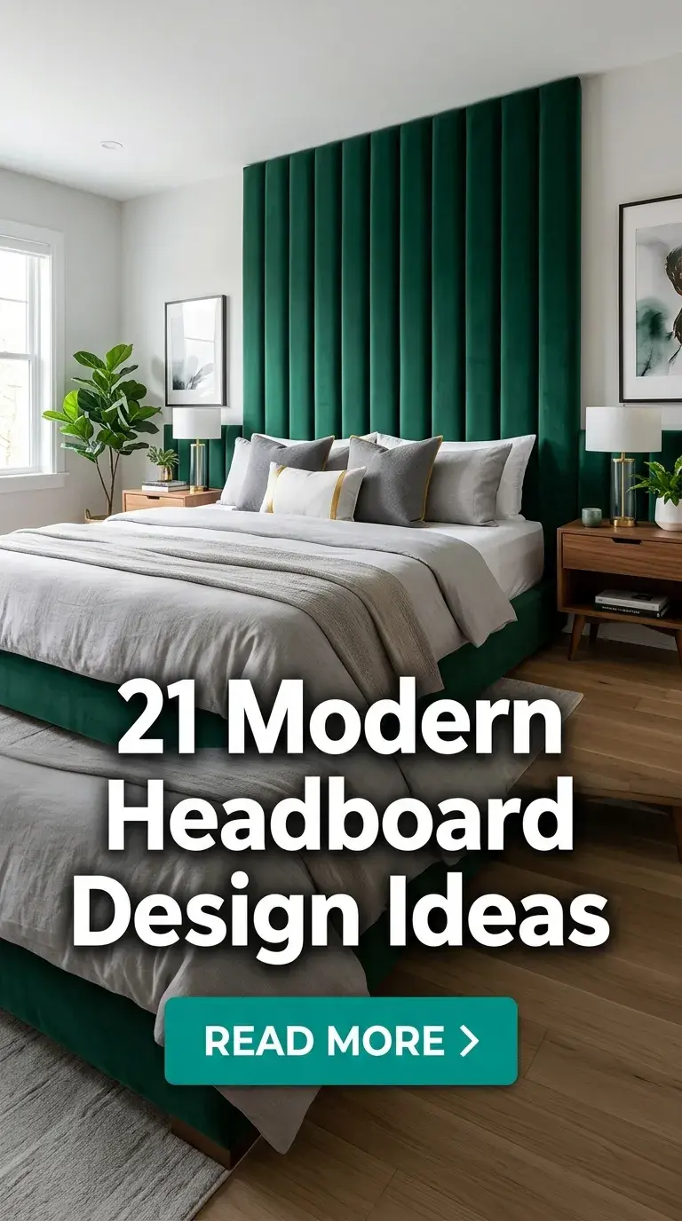 21 Modern Headboard Design Ideas