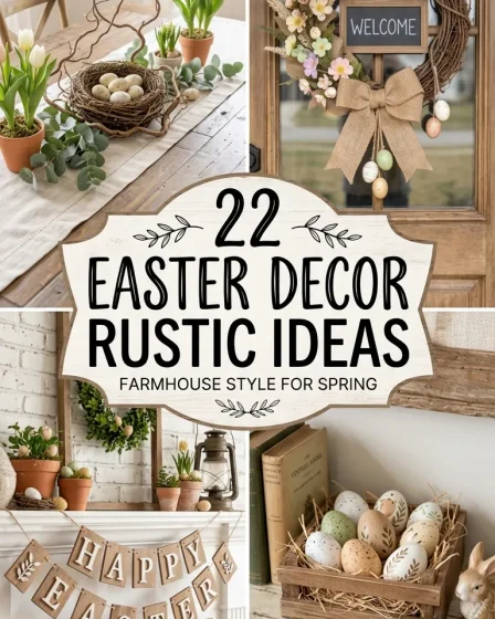22 Easter Decor Rustic Ideas 22 Easter Decor Rustic Ideas