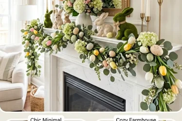 21 Easter Decor Mantel Mantle