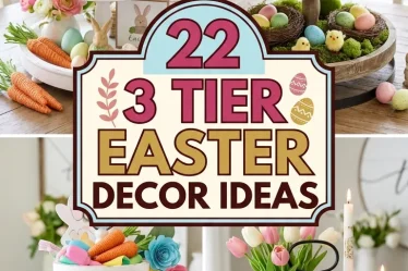 22  3 Tier Easter Decor Ideas
