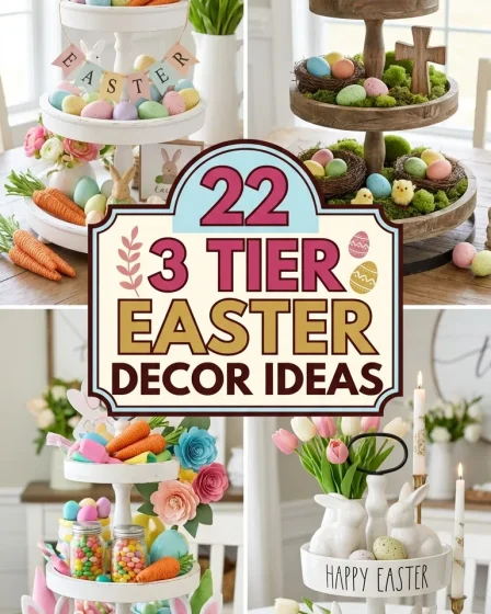 22 3 Tier Easter Decor Ideas 22 3 Tier Easter Decor Ideas