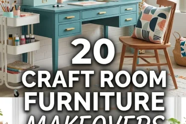20 Craft Room Furniture Makeovers